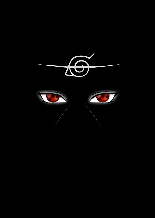 Itachi Uchiha · Sharingan metal tablo