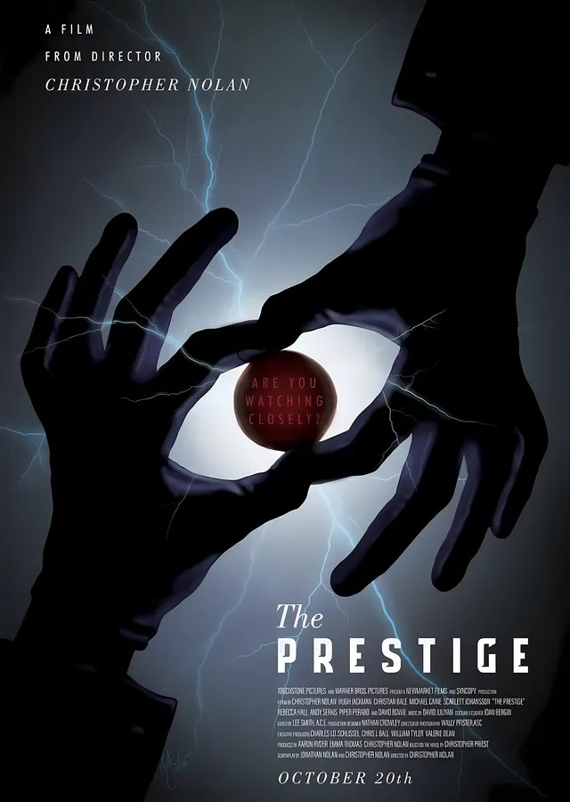 The Prestige: Ampul metal tablo