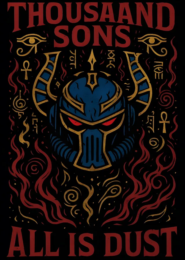 Thousand Sons: All Is Dust metal tablo