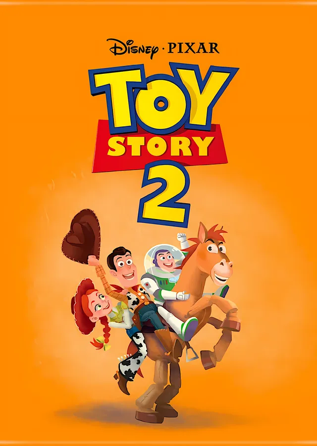 Toy Story 2 - Jessie, Woody ve Buzz metal tablo