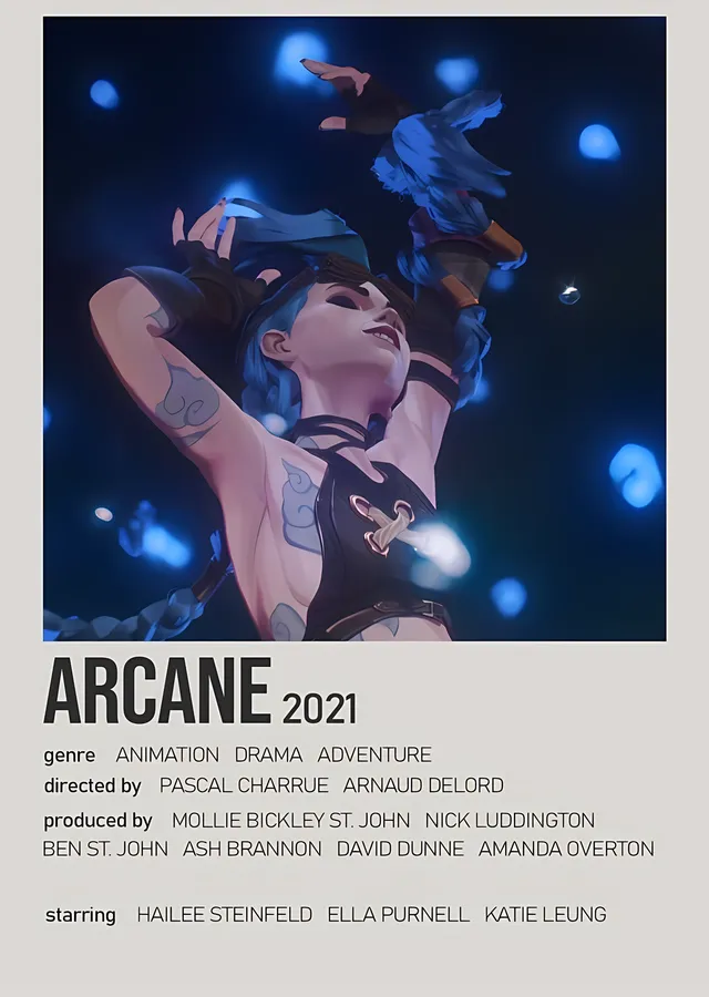 Arcane 2021 metal tablo
