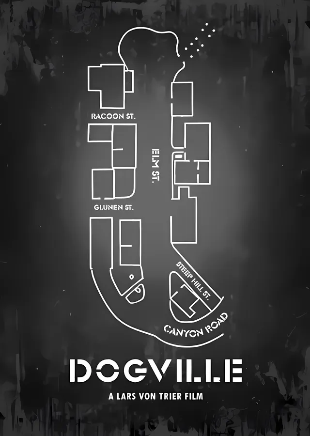 Dogville: Lars Von Trier metal tablo