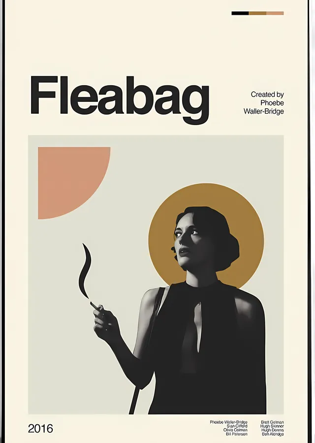 Fleabag: Phoebe Waller-Bridge'ın Yaratıcı Dizisi metal tablo