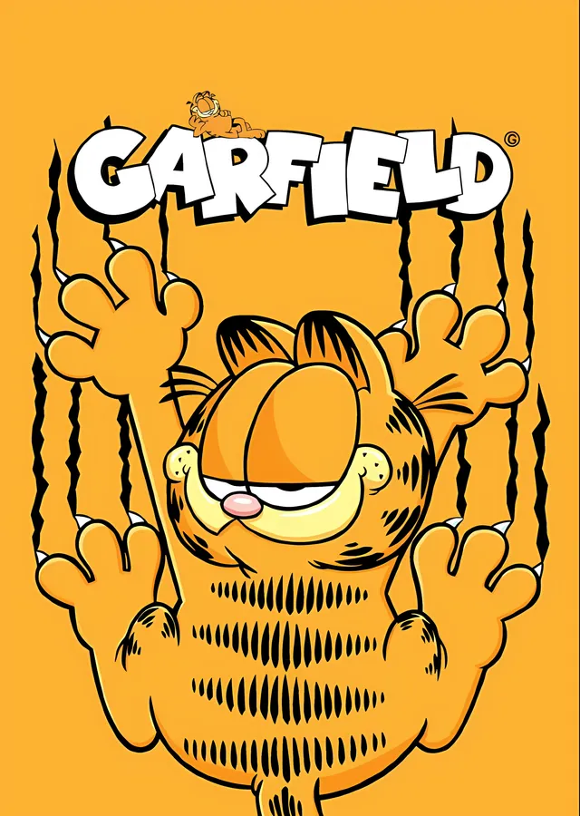 Garfield: Pençeler metal tablo