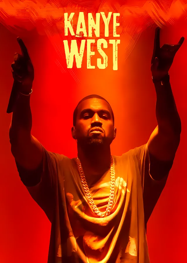 Kanye West: Sahnede Bir An metal tablo