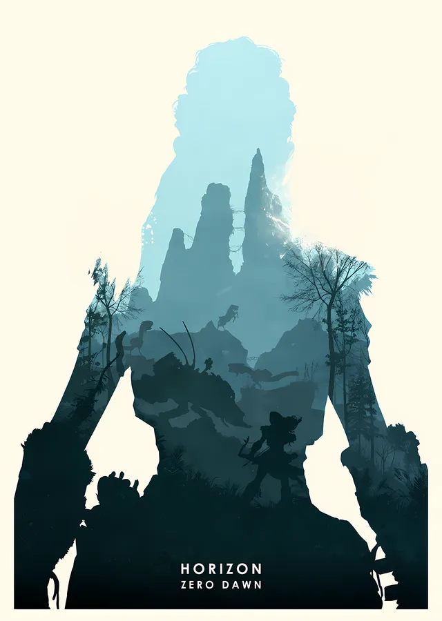 Horizon Zero Dawn: Aloy'un Yolculuğu metal tablo
