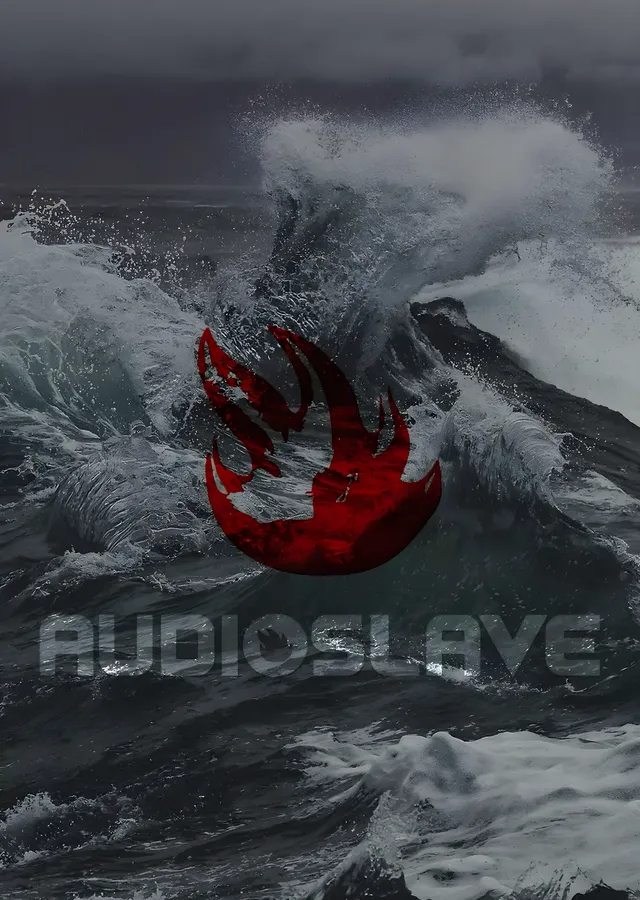 Audioslave: Fırtınalı Deniz metal tablo