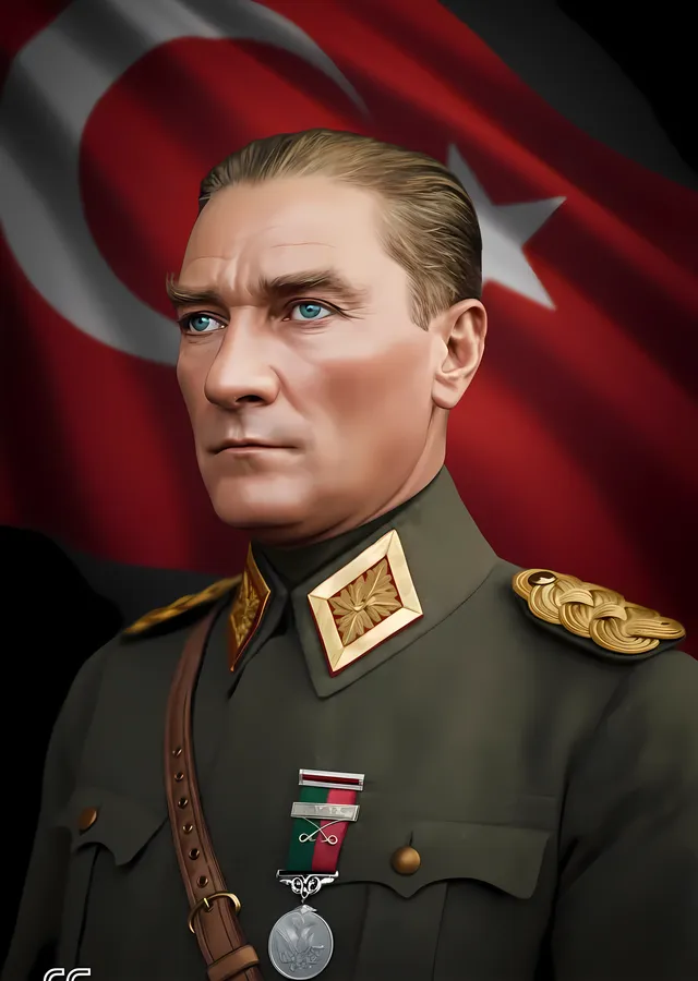 Mustafa Kemal Atatürk: Milli İstiklal ve Reform metal tablo