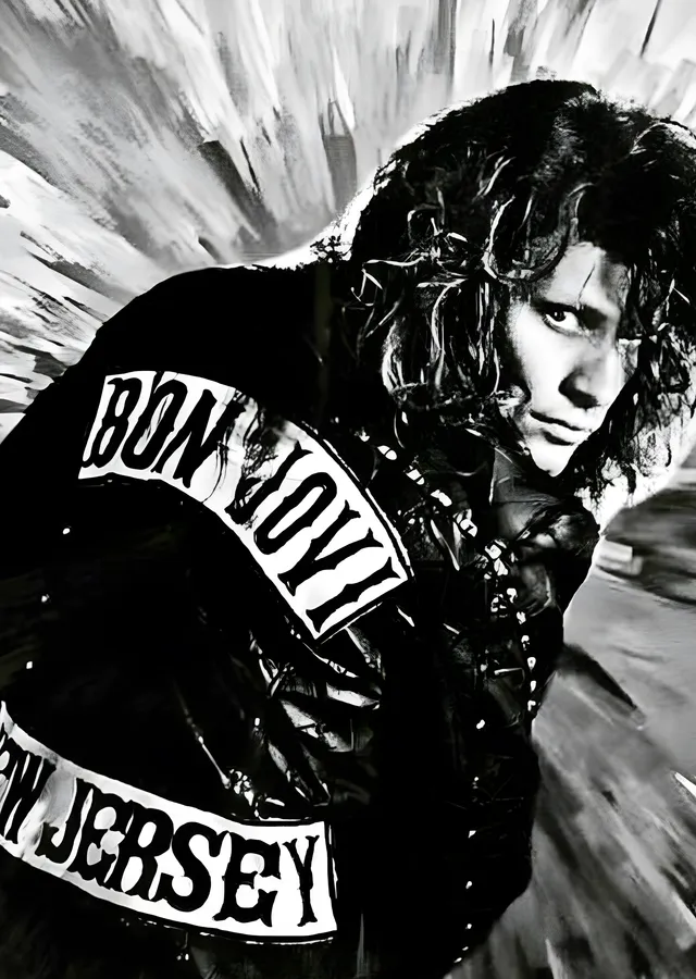 Bon Jovi: New Jersey Ceket metal tablo