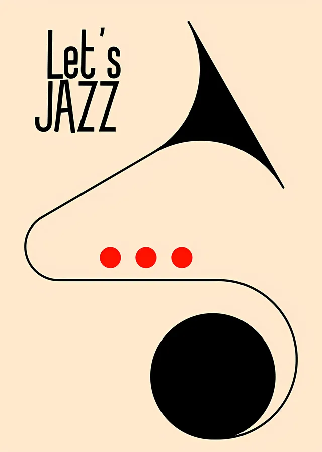 Let's Jazz metal tablo