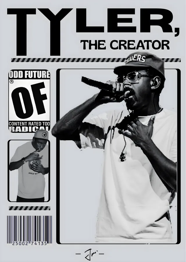 Tyler, the Creator: Odd Future Adı Altında metal tablo
