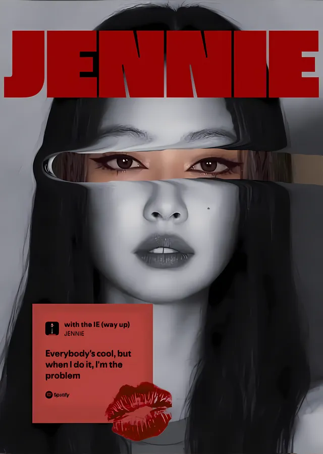 Jennie: with the IE (way up) metal tablo