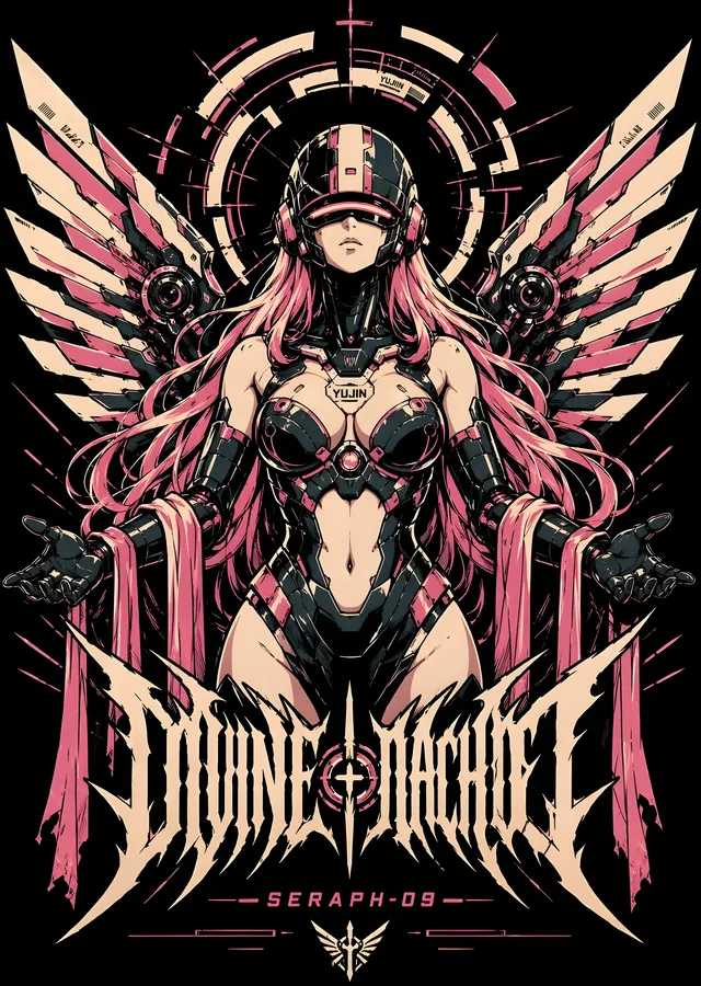 Divine Nachtloft: Seraph-09 Yujin metal tablo