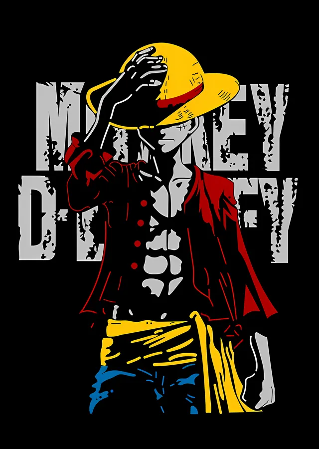 Monkey D. Luffy: Şeytan Meyvesi Gücü metal tablo