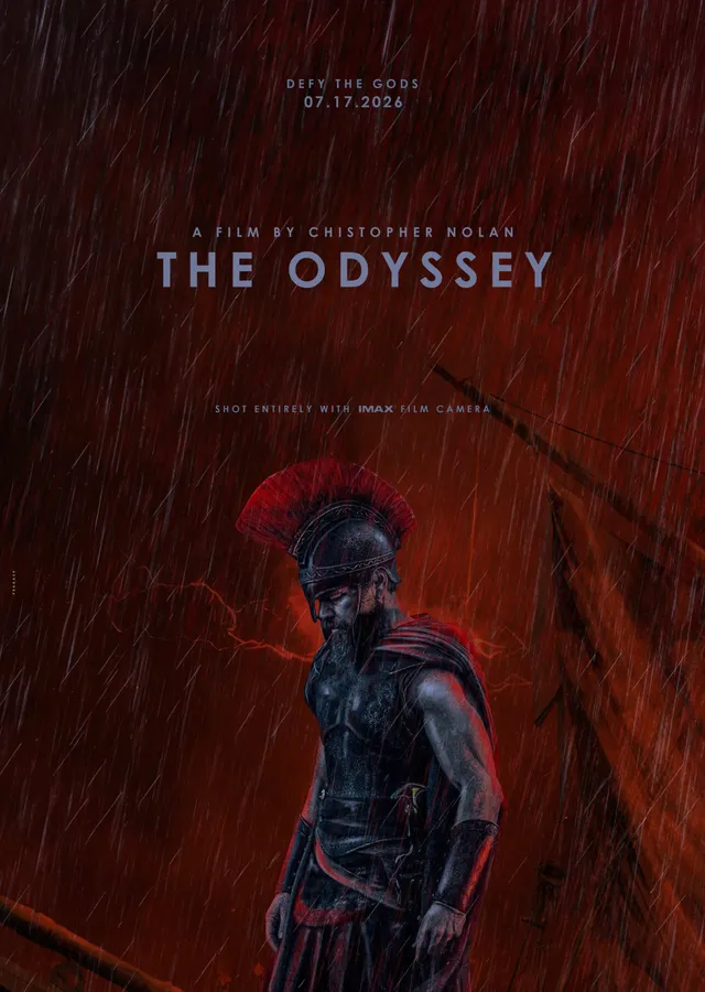 The Odyssey: Kızıl Yağmurda Savaşçı metal tablo