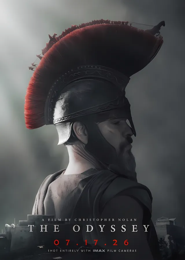 The Odyssey: Kırmızı Sorguçlu Savaşçı metal tablo