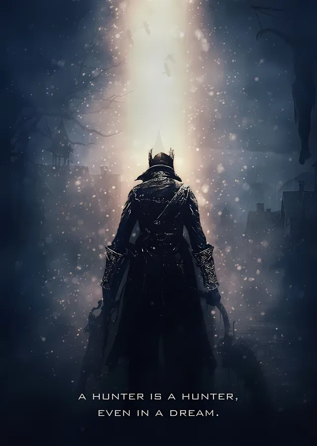 Bloodborne: Rüya metal tablo
