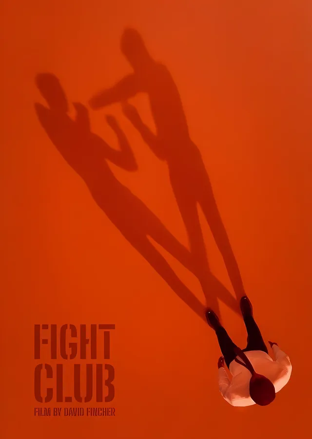 Fight Club: Turuncu Gölge metal tablo