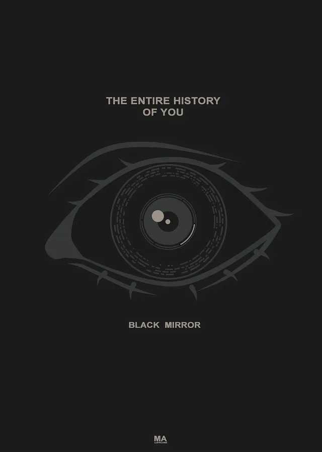 Black Mirror - The Entire History of You metal tablo