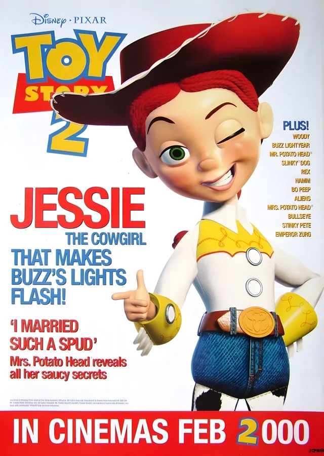 Toy Story 2 · Jessie metal tablo