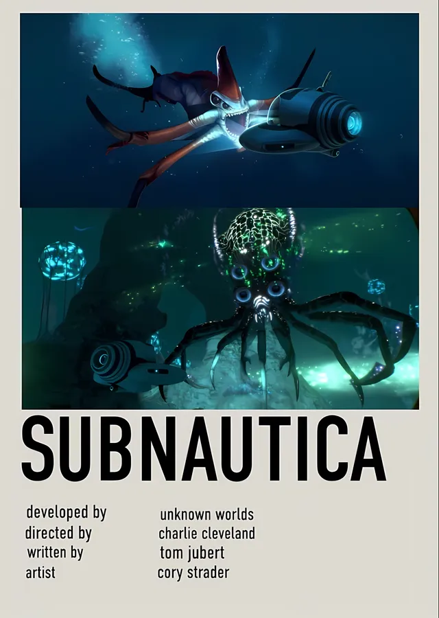 Subnautica: Künye metal tablo