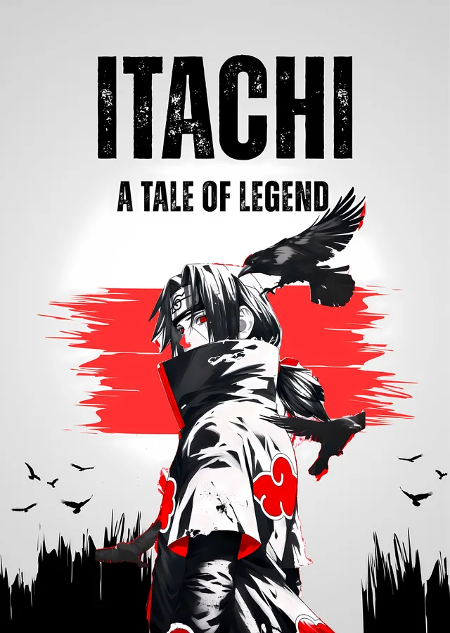 Naruto - Uchiha Itachi: A Tale of Legend metal tablo