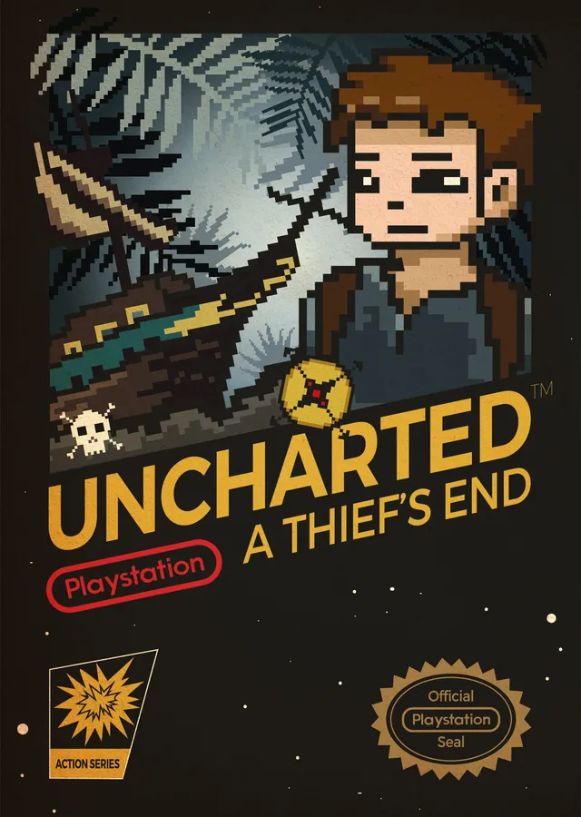 Uncharted: A Thief's End metal tablo