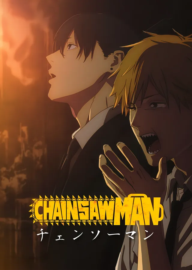 Chainsaw Man: Alacakaranlık Sahnesi metal tablo