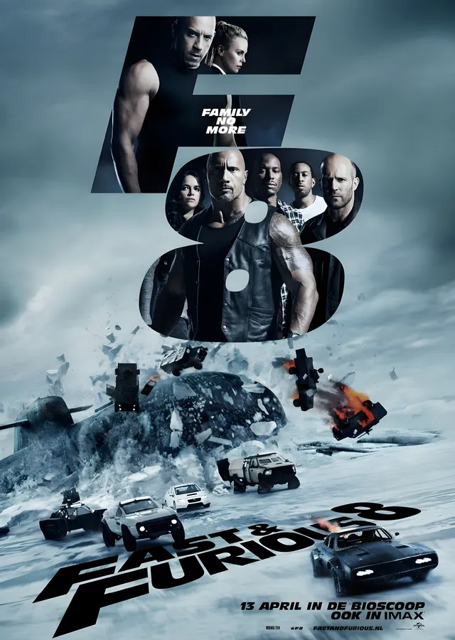The Fate of the Furious metal tablo