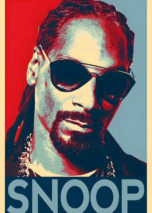Snoop Dogg: Pop Kültür İkonu metal tablo