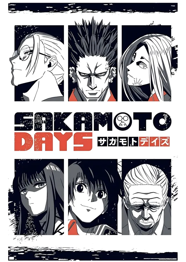 Sakamoto Days: Panel Portreleri metal tablo