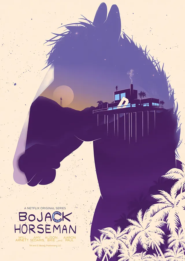 BoJack Horseman: Netflix'in Animasyon Başparçası metal tablo