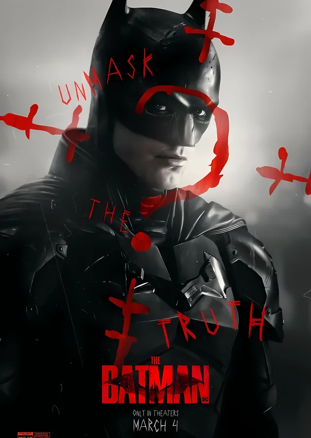 The Batman metal tablo
