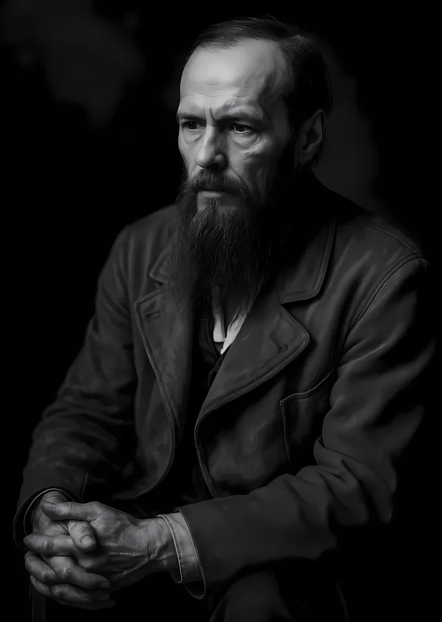 Fedor Dostoevskiy: Rus Edebiyatının Derinlikleri metal tablo