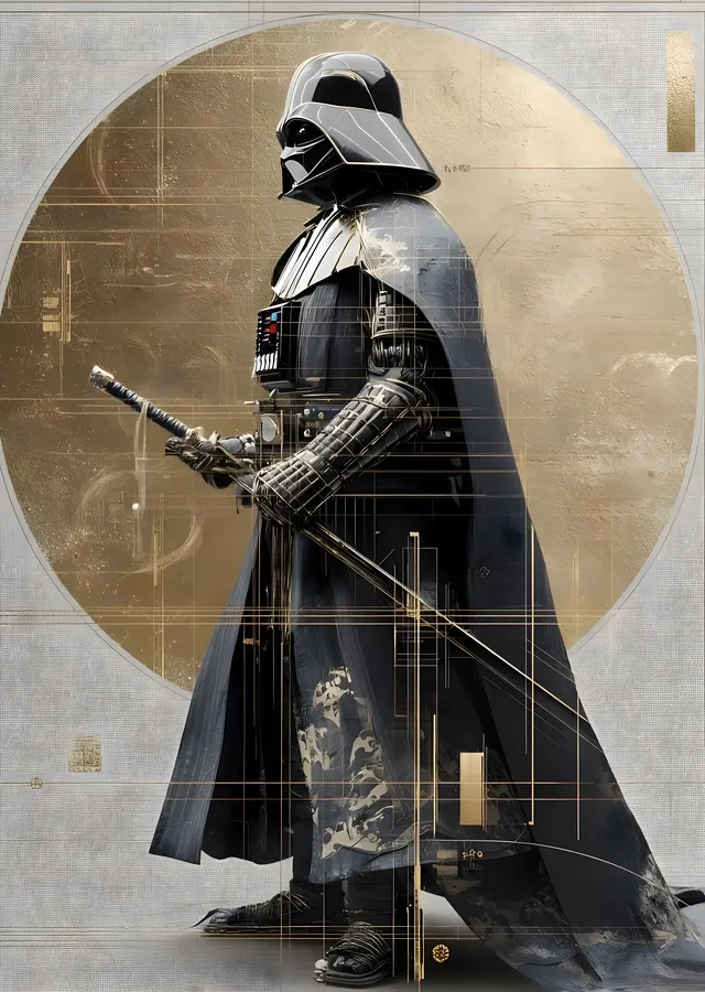 Darth Vader: Siyah Veda metal tablo