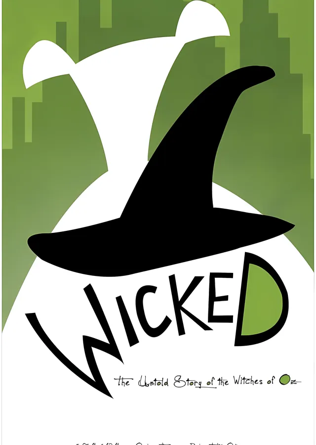 Wicked - Oz'un Cadıları metal tablo
