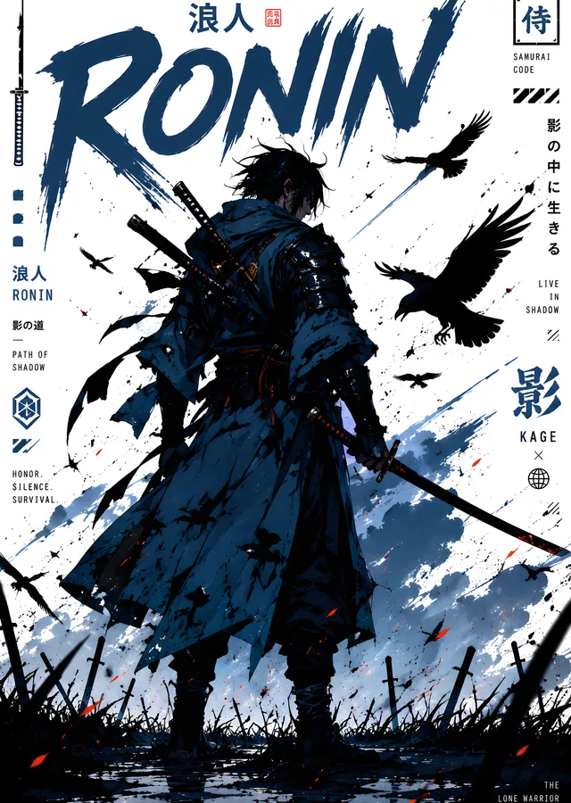 Ronin - Gölgenin Yolu metal tablo