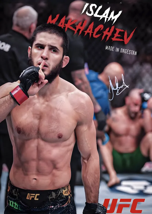 Islam Makhachev - Made in Dagestan metal tablo