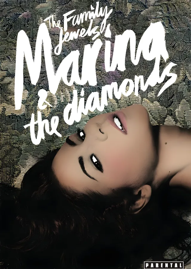 Marina and the Diamonds - The Family Jewels Kaset Tasarımı metal tablo