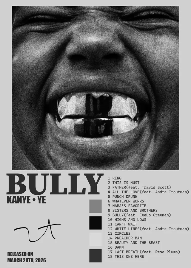 Kanye West: Bully metal tablo