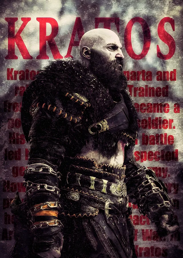 Kratos: Sparta'nın Savaşçısı metal tablo