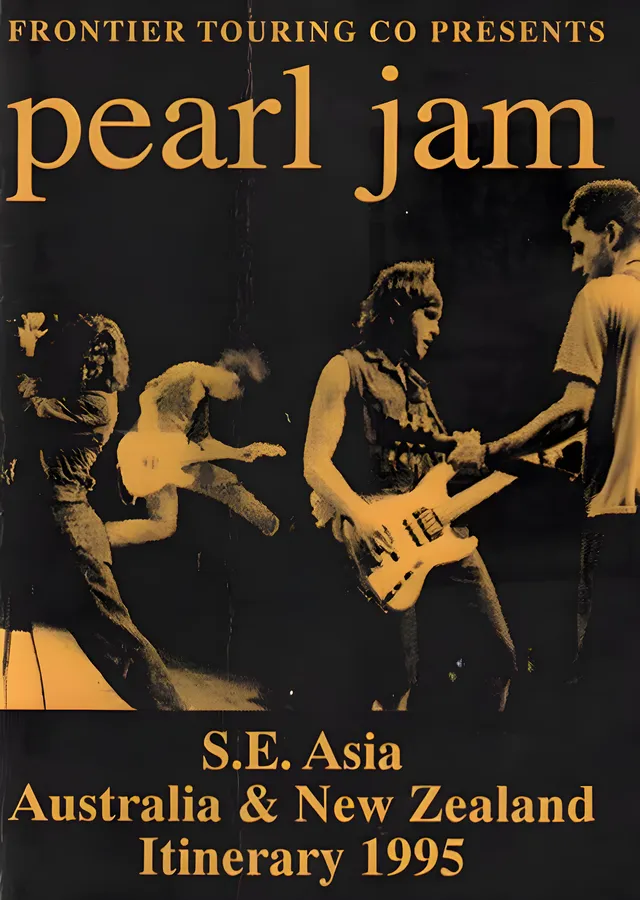 Pearl Jam: 1995 Okyanusya Turnesi metal tablo