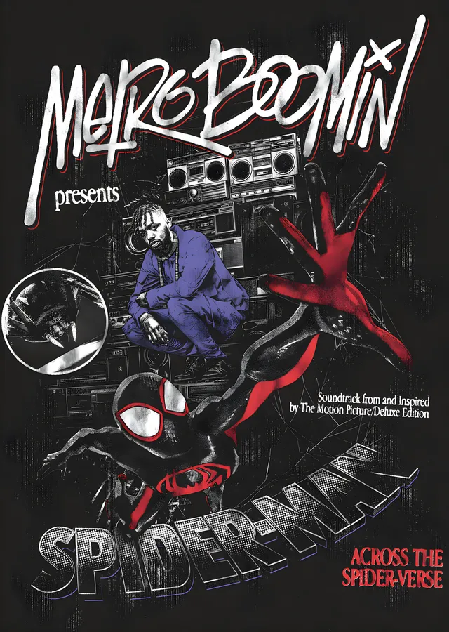 Spider-Man: Across the Spider-Verse Soundtrack metal tablo
