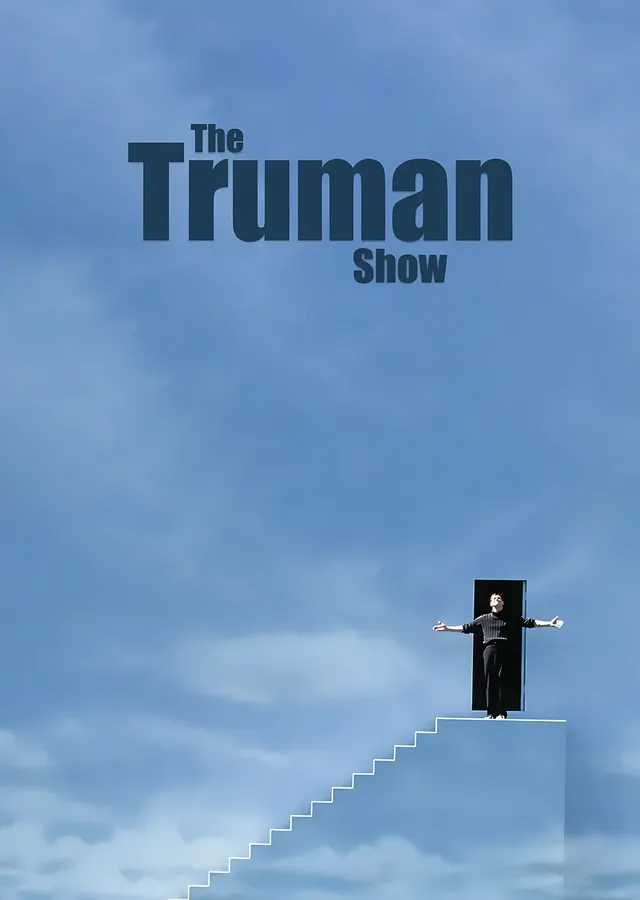 The Truman Show - Merdiven metal tablo