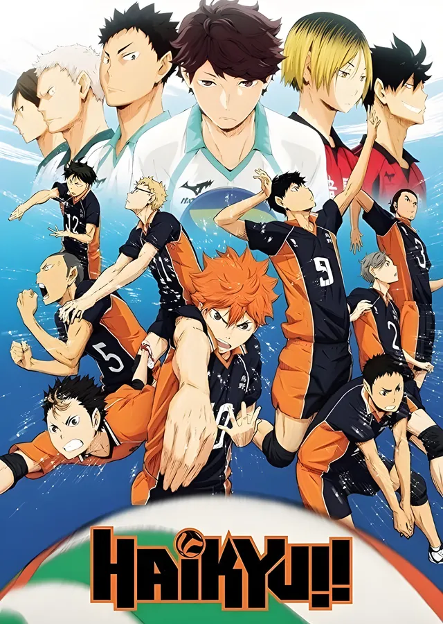 Haikyuu: Voleybol Takımı metal tablo