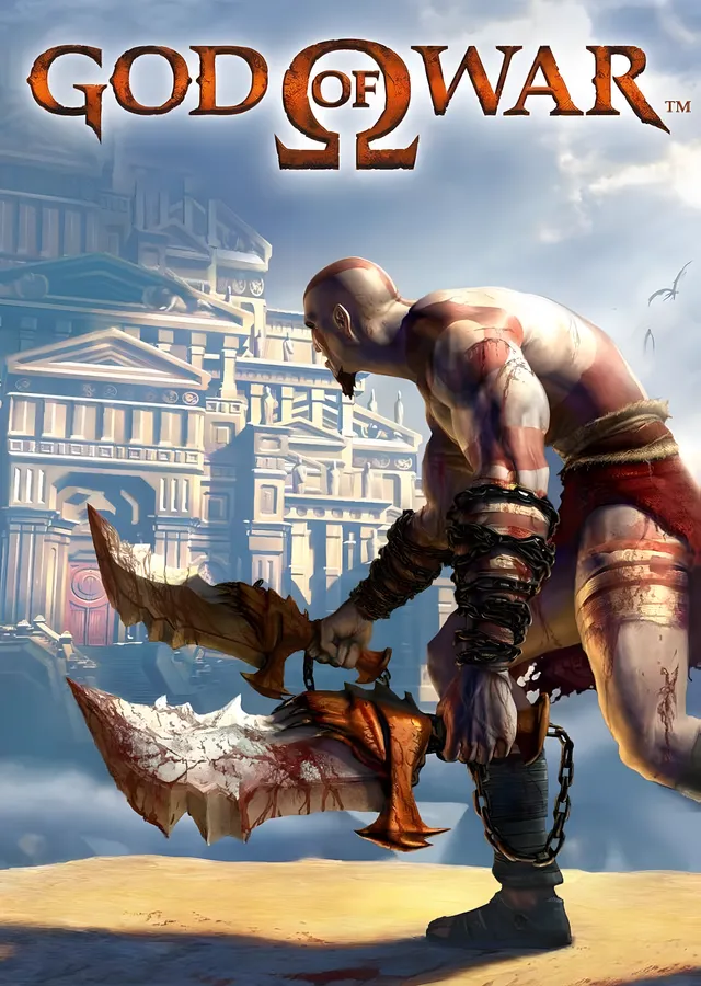 God of War: Antik Tapınak metal tablo