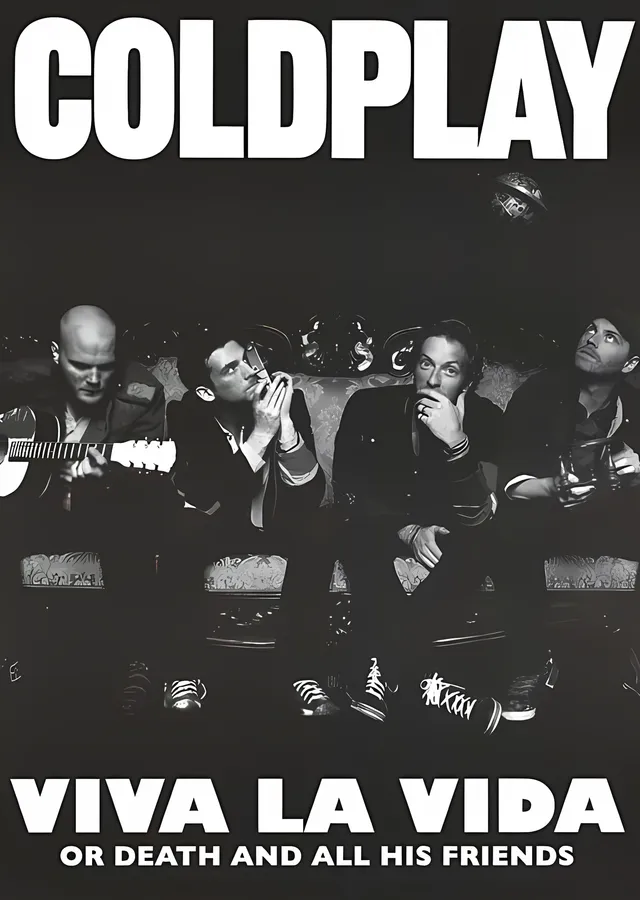Coldplay: Viva La Vida metal tablo