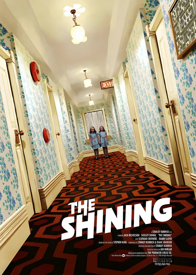The Shining: İkizler metal tablo