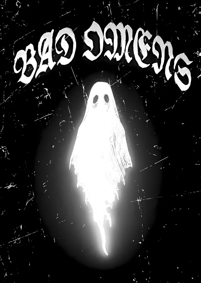Bad Omens - Hayalet metal tablo