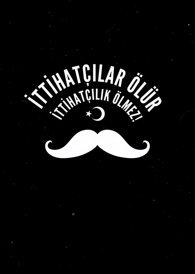 İttihatçılar Ölür, İttihatçılık Ölmez Amblemi metal tablo